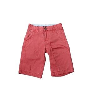 TOMMY HILFIGER Boy’s Shorts Size 8 (Small) Elastic Drawstring Salmon Pink